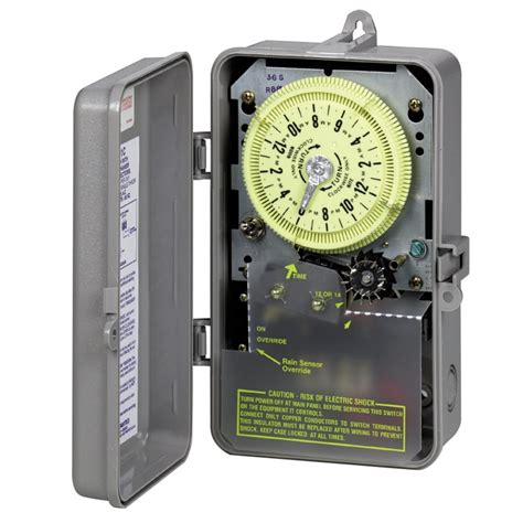 electric breaker box to intermatic sprinkler system|Intermatic water heater sprinkler timer.